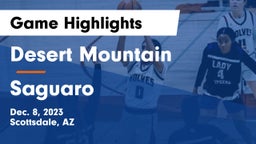 Desert Mountain  vs Saguaro  Game Highlights - Dec. 8, 2023