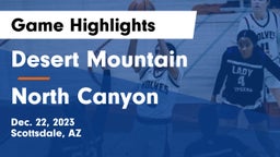 Desert Mountain  vs North Canyon  Game Highlights - Dec. 22, 2023