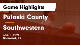 Pulaski County  vs Southwestern  Game Highlights - Jan. 8, 2021