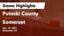 Pulaski County  vs Somerset  Game Highlights - Jan. 19, 2021