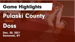 Pulaski County  vs Doss  Game Highlights - Dec. 20, 2021