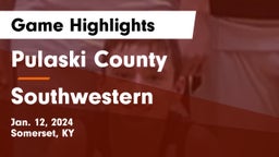 Pulaski County  vs Southwestern  Game Highlights - Jan. 12, 2024