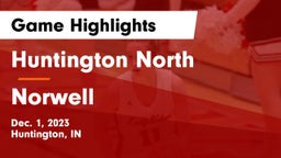 Huntington North  vs Norwell  Game Highlights - Dec. 1, 2023