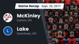 Recap: McKinley  vs. Lake  2017