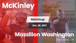 Matchup: McKinley  vs. Massillon Washington  2017
