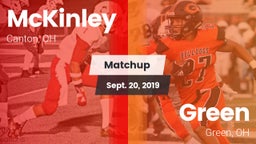 Matchup: McKinley  vs. Green  2019