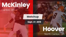 Matchup: McKinley  vs. Hoover  2019