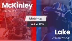 Matchup: McKinley  vs. Lake  2019