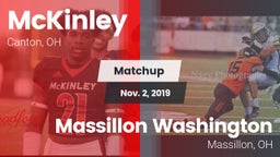 Matchup: McKinley  vs. Massillon Washington  2019