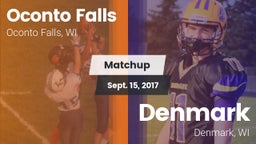 Matchup: Oconto Falls High vs. Denmark  2017