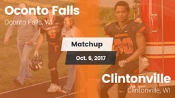 Matchup: Oconto Falls High vs. Clintonville  2017