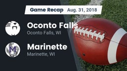 Recap: Oconto Falls  vs. Marinette  2018