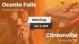 Matchup: Oconto Falls High vs. Clintonville  2018