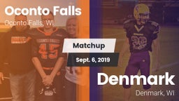 Matchup: Oconto Falls High vs. Denmark  2019