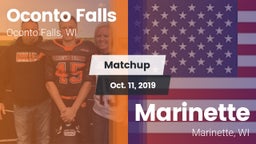 Matchup: Oconto Falls High vs. Marinette  2019