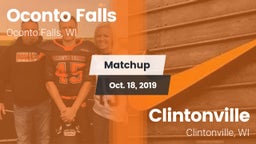 Matchup: Oconto Falls High vs. Clintonville  2019