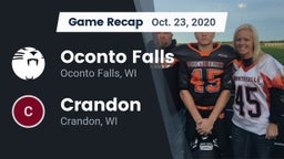 Recap: Oconto Falls  vs. Crandon  2020
