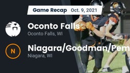 Recap: Oconto Falls  vs. Niagara/Goodman/Pembine  2021