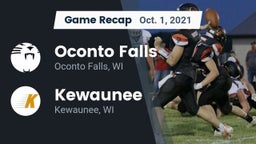 Recap: Oconto Falls  vs. Kewaunee  2021
