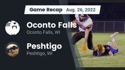 Recap: Oconto Falls  vs. Peshtigo  2022