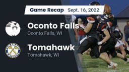 Recap: Oconto Falls  vs. Tomahawk  2022