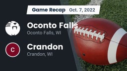 Recap: Oconto Falls  vs. Crandon  2022