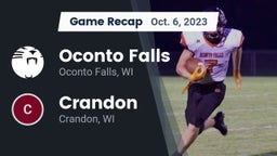 Recap: Oconto Falls  vs. Crandon  2023
