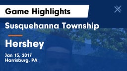 Susquehanna Township  vs Hershey  Game Highlights - Jan 13, 2017