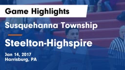 Susquehanna Township  vs Steelton-Highspire  Game Highlights - Jan 14, 2017