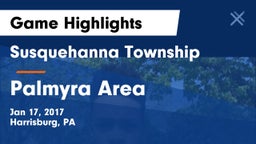 Susquehanna Township  vs Palmyra Area  Game Highlights - Jan 17, 2017
