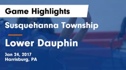 Susquehanna Township  vs Lower Dauphin  Game Highlights - Jan 24, 2017