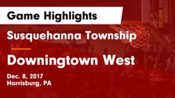 Susquehanna Township  vs Downingtown West  Game Highlights - Dec. 8, 2017