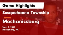 Susquehanna Township  vs Mechanicsburg  Game Highlights - Jan. 2, 2018