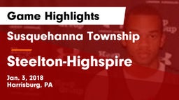 Susquehanna Township  vs Steelton-Highspire Game Highlights - Jan. 3, 2018