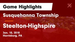 Susquehanna Township  vs Steelton-Highspire Game Highlights - Jan. 10, 2018