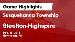 Susquehanna Township  vs Steelton-Highspire  Game Highlights - Dec. 15, 2018