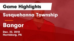 Susquehanna Township  vs Bangor  Game Highlights - Dec. 22, 2018