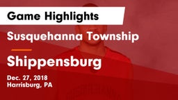 Susquehanna Township  vs Shippensburg  Game Highlights - Dec. 27, 2018