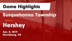 Susquehanna Township  vs Hershey  Game Highlights - Jan. 8, 2019