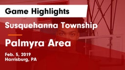 Susquehanna Township  vs Palmyra Area  Game Highlights - Feb. 5, 2019