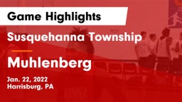 Susquehanna Township  vs Muhlenberg  Game Highlights - Jan. 22, 2022