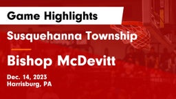 Susquehanna Township  vs Bishop McDevitt  Game Highlights - Dec. 14, 2023