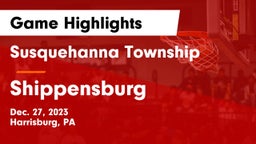 Susquehanna Township  vs Shippensburg  Game Highlights - Dec. 27, 2023