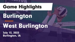 Burlington  vs West Burlington  Game Highlights - July 13, 2023