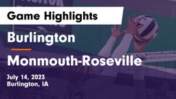 Burlington  vs Monmouth-Roseville  Game Highlights - July 14, 2023