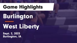 Burlington  vs West Liberty  Game Highlights - Sept. 2, 2023