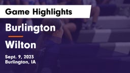 Burlington  vs Wilton  Game Highlights - Sept. 9, 2023
