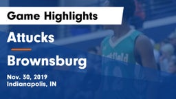 Attucks  vs Brownsburg  Game Highlights - Nov. 30, 2019