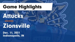 Attucks  vs Zionsville  Game Highlights - Dec. 11, 2021