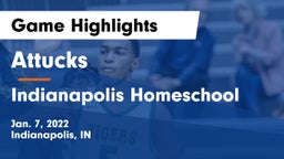Attucks  vs Indianapolis Homeschool Game Highlights - Jan. 7, 2022